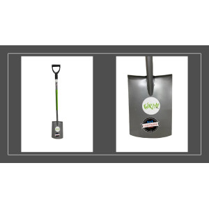 Szpadel   oprawny   met.trzonek hart. Walki